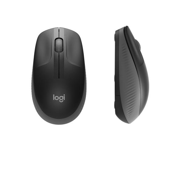 Logitech M190 Kabellose Funkmaus 2,4 GHz – Beidhändig Leise & Ergonomisch für PC & Notebook